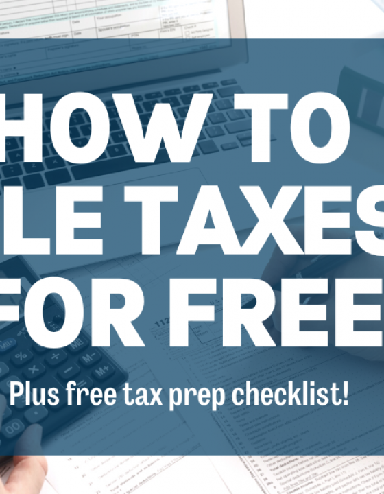 How to File  Taxes for Free