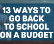 How to Budget for  Back to School