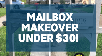 Mailbox Makeover  Under $30