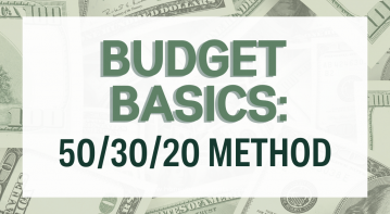 Budget Basics:   50/30/30 Budget Method