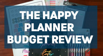 Budget Review:  The Happy Planner